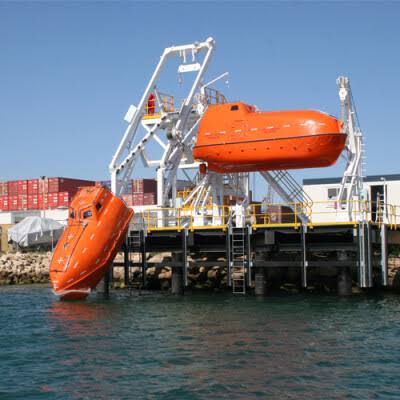 VIKING NORSAFE CHECKLIST/CERTIFICATE FOR THE ANNUAL SERVICE OF THE FREE-FALL LIFEBOAT & DAVIT AT HON GAI ANCHORAGE