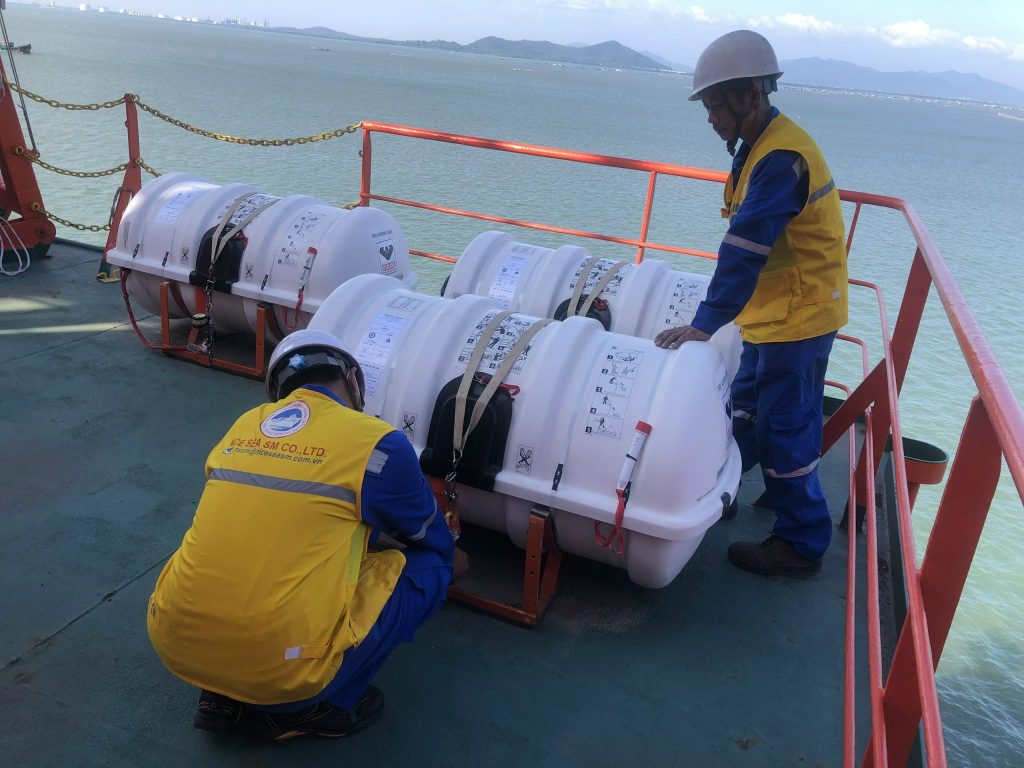 ANNUAL INSPECTION LSA & FFE FOR THE VESSEL AT NGHI SON PORT - VIETNAM